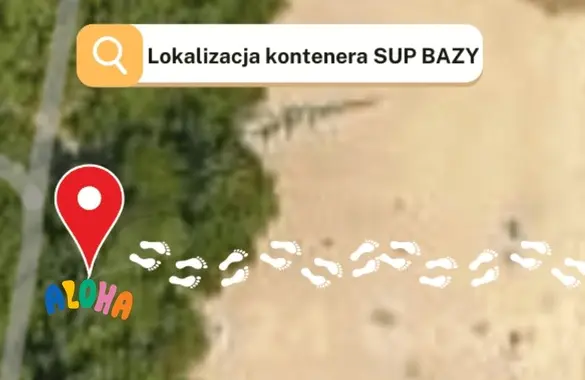 Read more about the article SUP Baza kontener na plaży w Orłowie